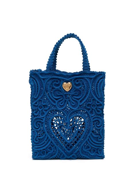 Dolce And Gabbana Medium Beatrice Cordonetto Lace Tote Bag Farfetch