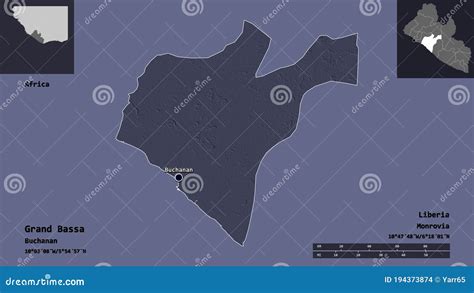 Grand Bassa County Of Liberia Previews Administrative Stock Illustration Illustration Of