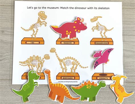 Dinosaur Busy Book Busy Book Printable Dinosaur Printable Etsy
