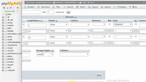 How To Create Database In Wamp How To Create A Table In Mysql Youtube