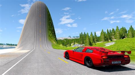 Cars Vs Giant Bulge Beamng Drive Youtube