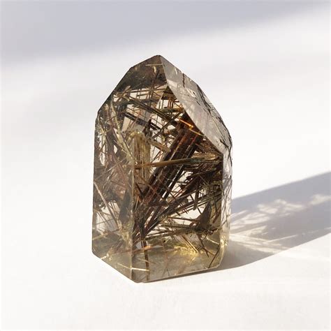 smoky rutilated quartz  house  formlab
