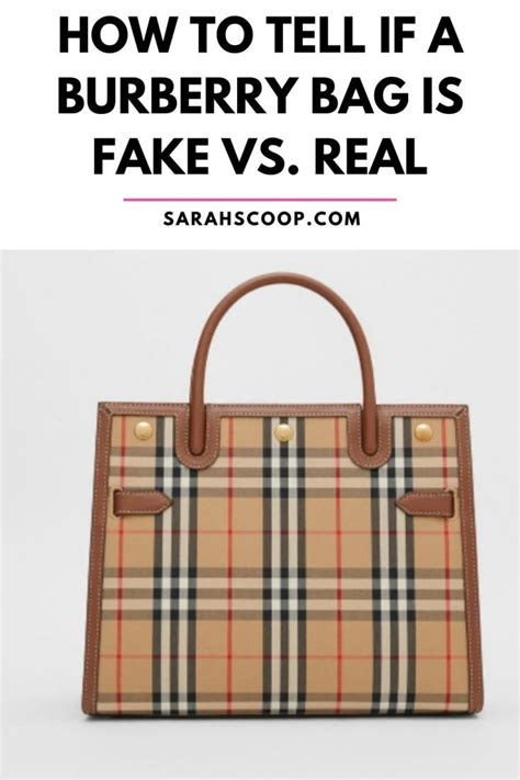 How To Tell If A Burberry Bag Is Fake Vs Real Sarah Scoop