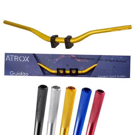 Guidão Esportivo Moto Naked Universal Atrox Todas as Motos Shopee Brasil