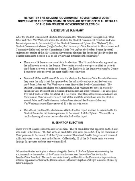 Election Report Results Vice President Of The United States Elections