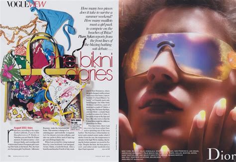 The Bikini Diaries Vogue MAY 2004