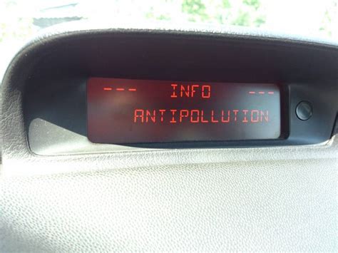 Ошибка на Пежо 308 Antipollution system faulty: как устранить