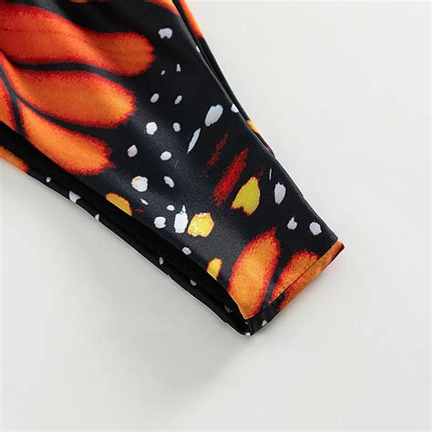 Butterfly Low Waist Micro Thong Triangle Bikini Swimsuit Sunnybikinis