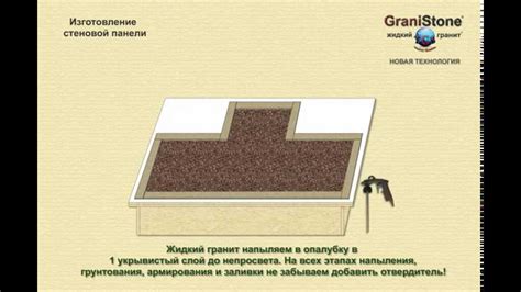 №14 Изготовление стеновой панели. GraniStone -- жидкий гранит. Новая ...