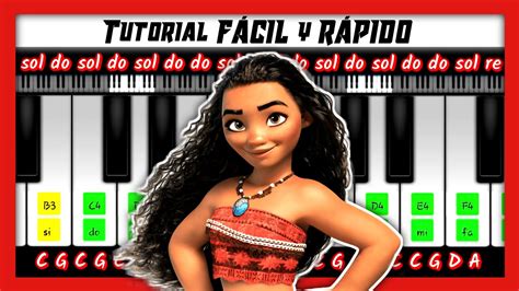 CÓMO tocar HOW FAR I LL GO MOANA en PIANO y MELÓDICA TUTORIAL