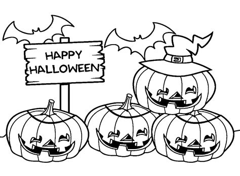 98 Halloween Pumpkin Coloring Pages