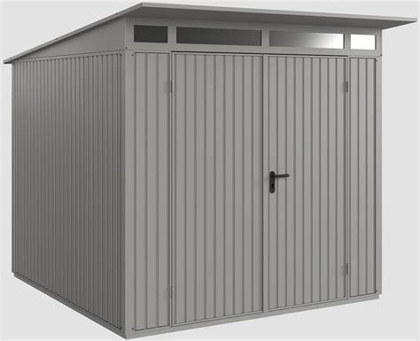 Hörmann EcoStar Trend mit Pultdach Typ 2 238 x 238 cm graualuminium