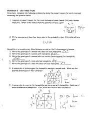 Sex Linked Traits Answer Key Pdf Course Hero