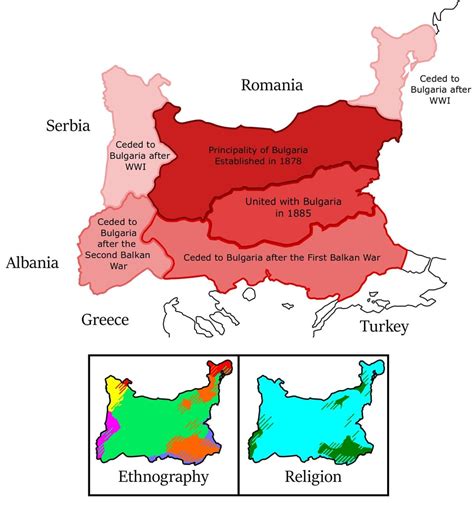 Greater Bulgaria : irredentistmaps