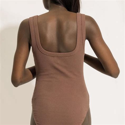 Nude Lucy Axel Bodysuit Cocoa Nwt Size Depop