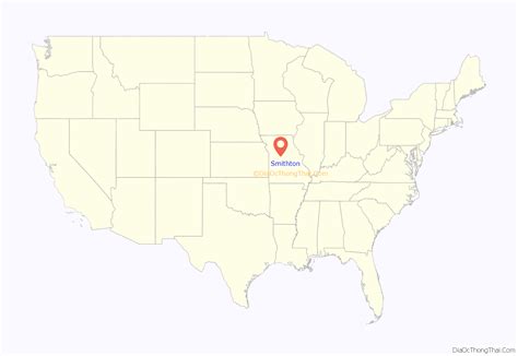 Map Of Smithton City Missouri