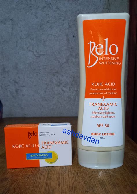 Belo Kojic Body Lotion Spf30 With Belo Kojic Exfoliating Lemon Scrub