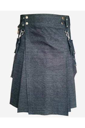 Denim Kilts F R Herren Kilt Nach Ma Schottischer Kilt