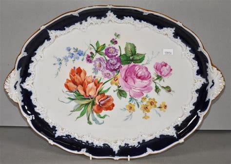 Meissen Hand Painted Platter Monthly Auction Day 2 Barsby