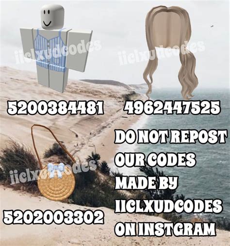 𝙱𝚎𝚊𝚌𝚑 𝙾𝚞𝚝𝚏𝚒𝚝 Pool Outfits Roblox Codes Coding