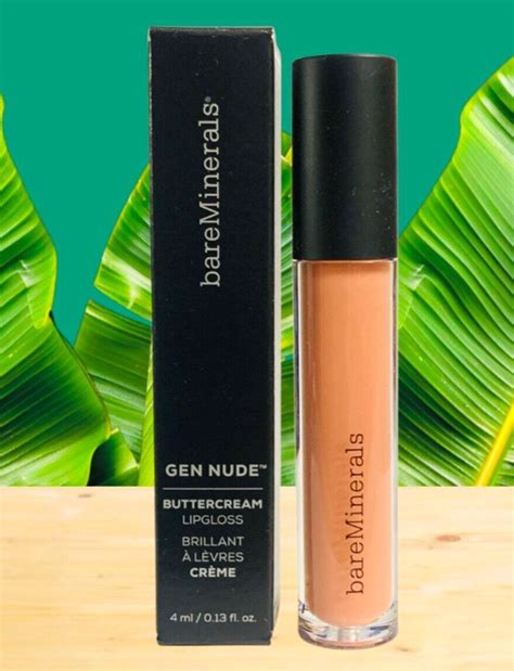 BareMinerals Gen Nude Buttercream Lip Gloss Oz ML Popular Lip