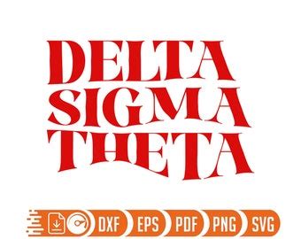 Delta Sigma Theta Cut File Silhouette Cricut Jpeg Svg Dfx Eps Png