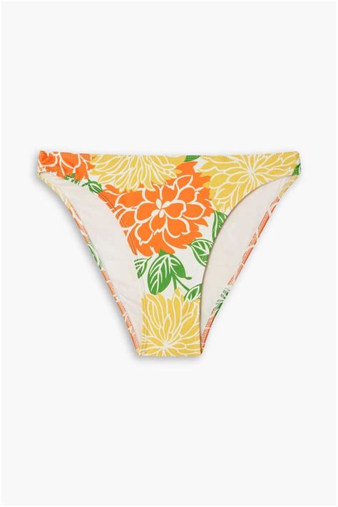 Faithfull Palmero Floral Print Mid Rise Bikini Briefs The Outnet