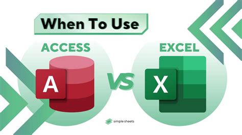 Access Vs Excel Which Program Should You Use And When