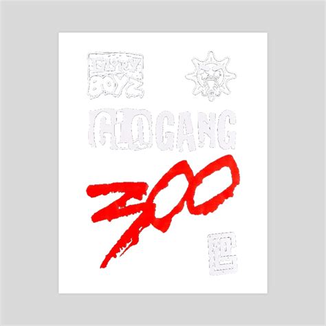 Glo Gang X Glory Boyz Collab 2result An Art Print By Nicholas