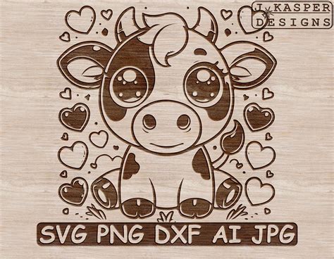 Holstein Cow Svg Cow Png Cut Files Farm Scene Design For Cricut Farm