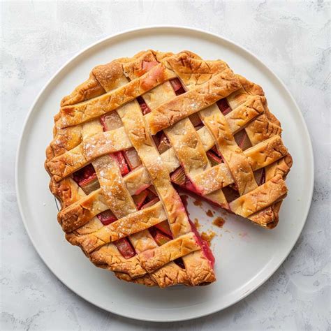 Rhubarb Pie - Yeyfood.com: Recipes, cooking tips, and kitchen hacks for home cooks of all levels