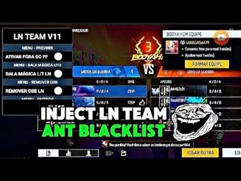 SAIU INJECTOR LN TEAM V11 ANT BLACKLIST BALA MÁGICA LITE SEM