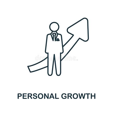 Personal Growth Icon Monochrome Simple Element From Personal Growth