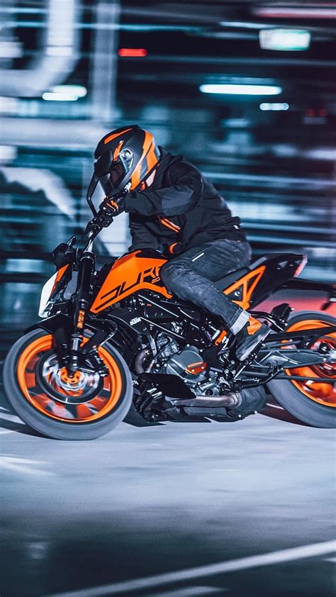 Ktm Duke 200 Bike Rider Hd Phone Wallpaper Pxfuel
