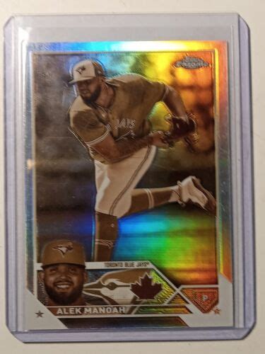 Alek Manoah 2023 Topps Chrome Sepia Refractor No 24 Toronto Blue Jays