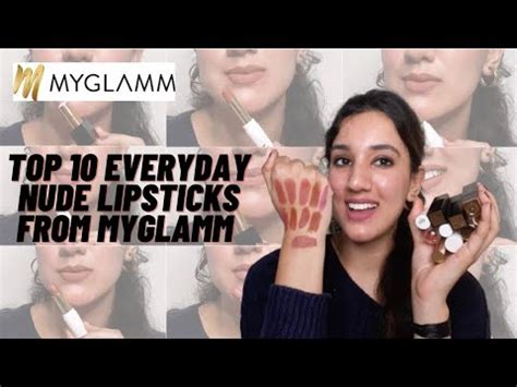 TOP 10 Everday NUDE LIPSTICK From MyGlamm Most Beautiful Nude Lipsticks Myglamm