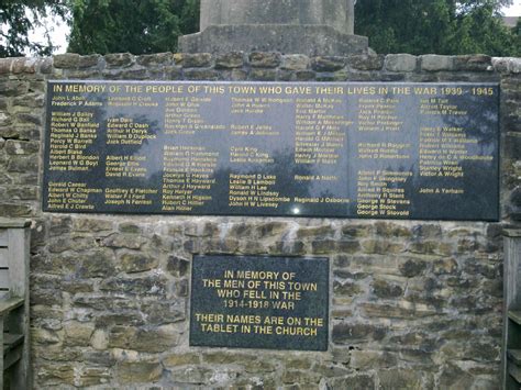 Godalming War Memorial With The British Army In Flanders And France