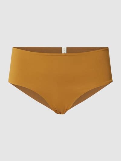 Mymarini Bikini Slip Mit Label Detail Modell Cheeky Shorts Dunkel Gelb Online Kaufen