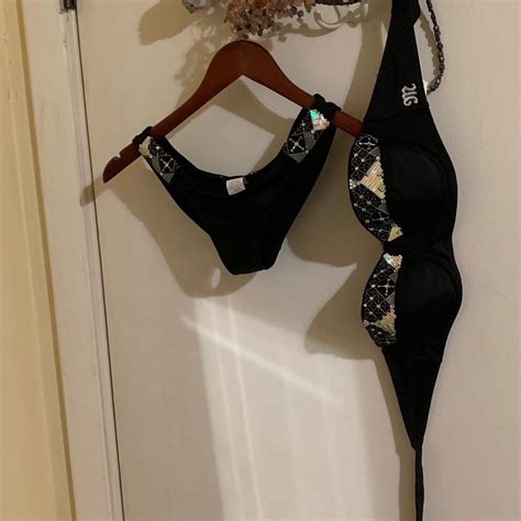 Elegant Miss Me Bikini With Sequence Details Gem