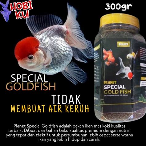 Jual MURAH PLANET SPECIAL GOLD FISH GOLDFISH PAKAN IKAN PELET MAS