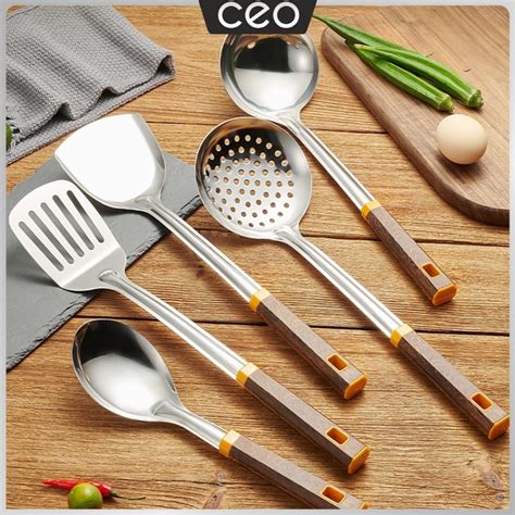 Jual Ceo Spatula Kitchen Utensil Spatula Sutil Stainless Gagang Motif