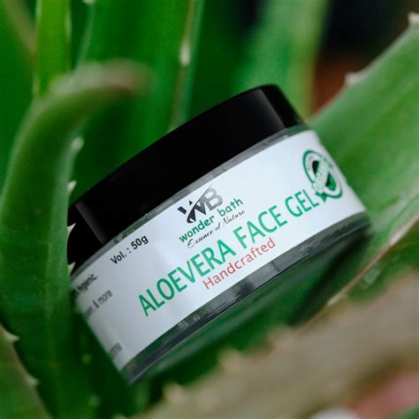 Buy Pure Aloe Vera Face Gel Harmful Chemical Free - Wonder Bath