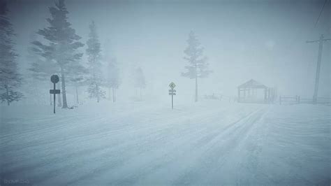 8 Hours Blizzard Sounds Howling Wind Winter Storm Sounds Heavy