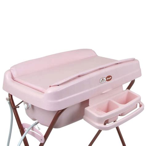 Banheira Para Bebe Com Trocador - Banheira Para Bebe Com Trocador Rosa Millenia Mon Amour Burigotto em ...