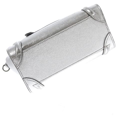 C Line Luggage Silvery Leather Ref Joli Closet