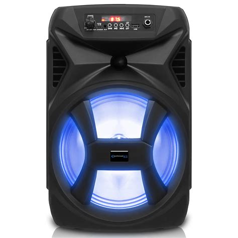 Buy Technical Pro 500 Watts Portable 8 Inch Bluetooth Speaker With