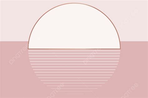 Background Estetika Vektor Latar Belakang Matahari Terbenam Pink Nude Spanduk Minimal Ke
