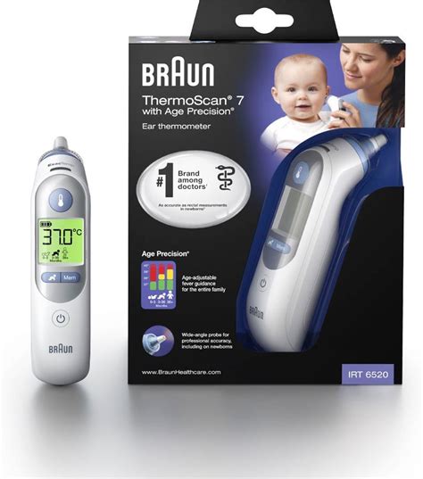 Braun Oor Koortsthermometer Thermoscan® 7 Oorthermometer Met Age