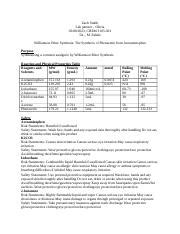 Experiment On Williamson Ether Synthesis For Analgesic Production