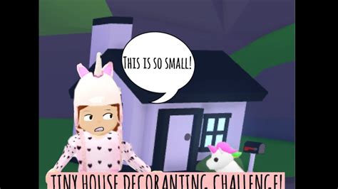 Decorating A Tiny House Challenge Adopt Me Youtube